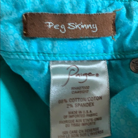Size 30 PAIGE Aqua jeans - Picture 7 of 7